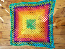 Load image into Gallery viewer, Rainbow Blanket, Crib Blanket, Security Blanket, Travel Blanket