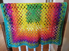 Load image into Gallery viewer, Rainbow Blanket, Crib Blanket, Security Blanket, Travel Blanket