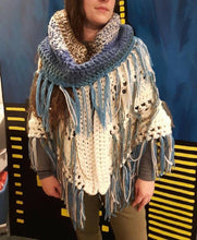 Load image into Gallery viewer, Crochet Shawl with Cowl, Shawl Set