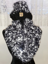 Load image into Gallery viewer, Chunky Hat with Matching Cowl Set, Adult Hat and Scarf, Handmade Hat & Cowl Set