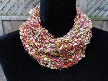 Load image into Gallery viewer, Rose Gold Scarf, Infinity Scarf, Travel Scarf, all season Wrap