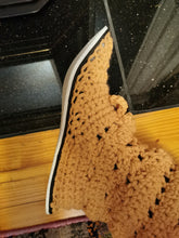 Load image into Gallery viewer, Vintage Boots, Boho Boots with fringe, Coachella Boots, Pixie Boots, Tall Moccasins