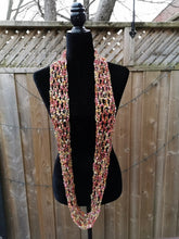 Load image into Gallery viewer, Rose Gold Scarf, Infinity Scarf, Travel Scarf, all season Wrap