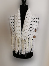 Load image into Gallery viewer, Heart Hat with Matching Cowl Set, Adult Love Hat and Scarf, Handmade Hat & Cowl Set