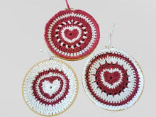 Load image into Gallery viewer, Set of 3 Heart Wall Hanging, Heart Wall Art, Love Hearts Wall Art