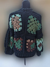 Load image into Gallery viewer, Green and Brown Granny Square Jacket