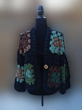 Load image into Gallery viewer, Green and Brown Granny Square Jacket