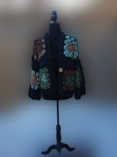 Load image into Gallery viewer, Green and Brown Granny Square Jacket