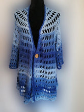 Load image into Gallery viewer, Blue Ombre Cardigan