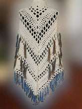 Load image into Gallery viewer, Crochet Shawl with Cowl, Shawl Set