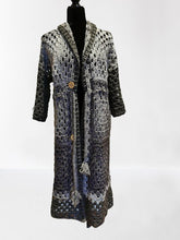 Load image into Gallery viewer, Long Crochet Coat, Granny Square Jacket, Long Granny Square Cardigan, Crochet Jacket