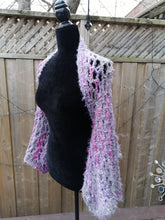 Load image into Gallery viewer, Hygge Soft Cocoon Shrug in Lilac and Grey