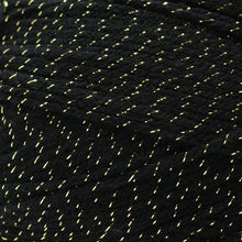 Load image into Gallery viewer, Black and Gold Cardigan, Crochet Cardigan