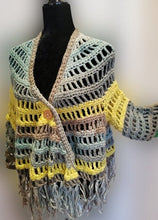 Load image into Gallery viewer, Green, Lime Green Ombre Cardigan