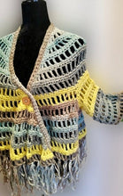 Load image into Gallery viewer, Green, Lime Green Ombre Cardigan