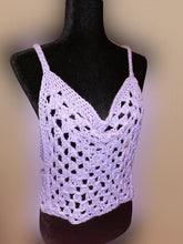 Load image into Gallery viewer, Granny Top, Granny Square Crop Top, Crochet Boho Top, Sweater Vest