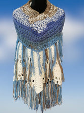 Load image into Gallery viewer, Crochet Shawl with Cowl, Shawl Set