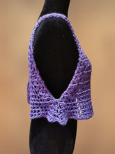 Load image into Gallery viewer, Crocheted Crop Tank Top, Cover Up