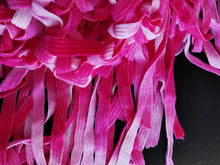 Load image into Gallery viewer, Raspberry Pink, Soft Ribbon Crochet Poncho