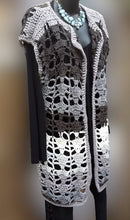 Load image into Gallery viewer, Long, Shades of Grey Vest