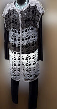 Load image into Gallery viewer, Long, Shades of Grey Vest