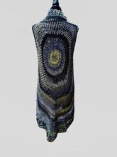 Load image into Gallery viewer, Crochet Boho Chic Circular Vest by Claudias Crochet Creations