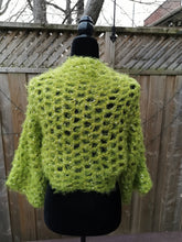 Load image into Gallery viewer, Hygge Soft Cocoon Shrug in Shimmery Green, Plus Size