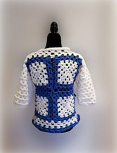 Load image into Gallery viewer, "Be Kind " Crochet Sweater Back