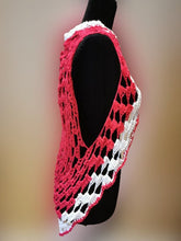 Load image into Gallery viewer, Crochet Boho-Chic Shrug, Circular Long Cocoon Vest