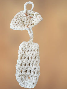 Mushroom Pouch, Cotton crochet Mushroom Holder, Coin Purse
