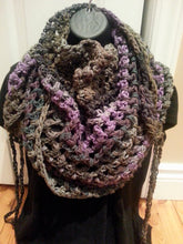 Load image into Gallery viewer, Chunky Crocheted Oversize Scarf