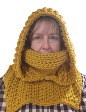 Load image into Gallery viewer, Matrixx Hood, Crochet Matrixx Cowl, TikTok Viral Matrixx Cowl, Hooded Cowl - MADE TO ORDER
