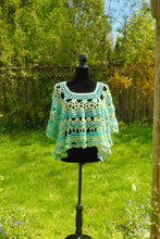 Load image into Gallery viewer, Seaside Crochet Cape

