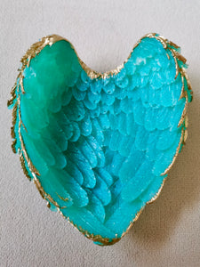 Turquoise Angel Wings 