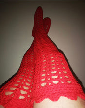 Load image into Gallery viewer, Thigh High Crochet Sock Slippers

