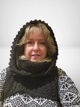 Load image into Gallery viewer, Matrixx Hood, Crochet Matrixx Cowl, TikTok Viral Matrixx Cowl, Hooded Cowl
