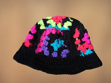 Load image into Gallery viewer, Crochet Mushroom Pouch and Bucket Hat Set, Witchycore Bag
