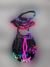 Load image into Gallery viewer, Crochet Mushroom Pouch and Bucket Hat Set, Witchycore Bag
