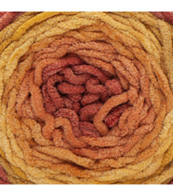 Load image into Gallery viewer, Handmade Orange Ombre Throw Blanket, Plush Acrylic Comfort
