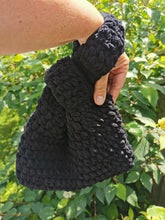 Load image into Gallery viewer, Crochet Chenille Japanese Knot Bag: Textured Mini Purse
