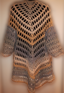 Beige Ombre Cardigan - Claudia's Crochet