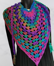 Load image into Gallery viewer, Rainbow Triangle Scarf/Cowls/Wrap/Shawl
