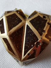 Load image into Gallery viewer, Gold Crystal Heart - Claudia&#39;s Crochet
