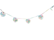 Load image into Gallery viewer, Pastel Vintage Crochet Heart Garland
