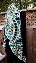 Load image into Gallery viewer, Crochet Boho-Chic Circular Long Cocoon Vest

