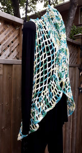 Crochet Boho-Chic Circular Long Cocoon Vest