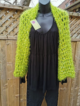 Load image into Gallery viewer, Hygge Soft Cocoon Shrug in Shimmery Green, Plus Size
