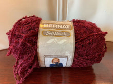 Load image into Gallery viewer, Long Burgundy Crochet Poncho, Boucle Poncho
