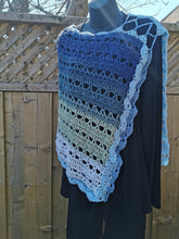 Load image into Gallery viewer, Crochet Cape - Crochet Boho-Chic Cape Top
