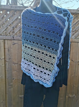 Load image into Gallery viewer, Crochet Cape - Crochet Boho-Chic Cape Top
